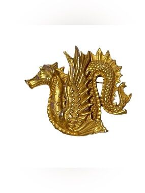 1970s Metropolitan Museum of Art Scythian Ketos (Sea Serpent) Pendant/Pin